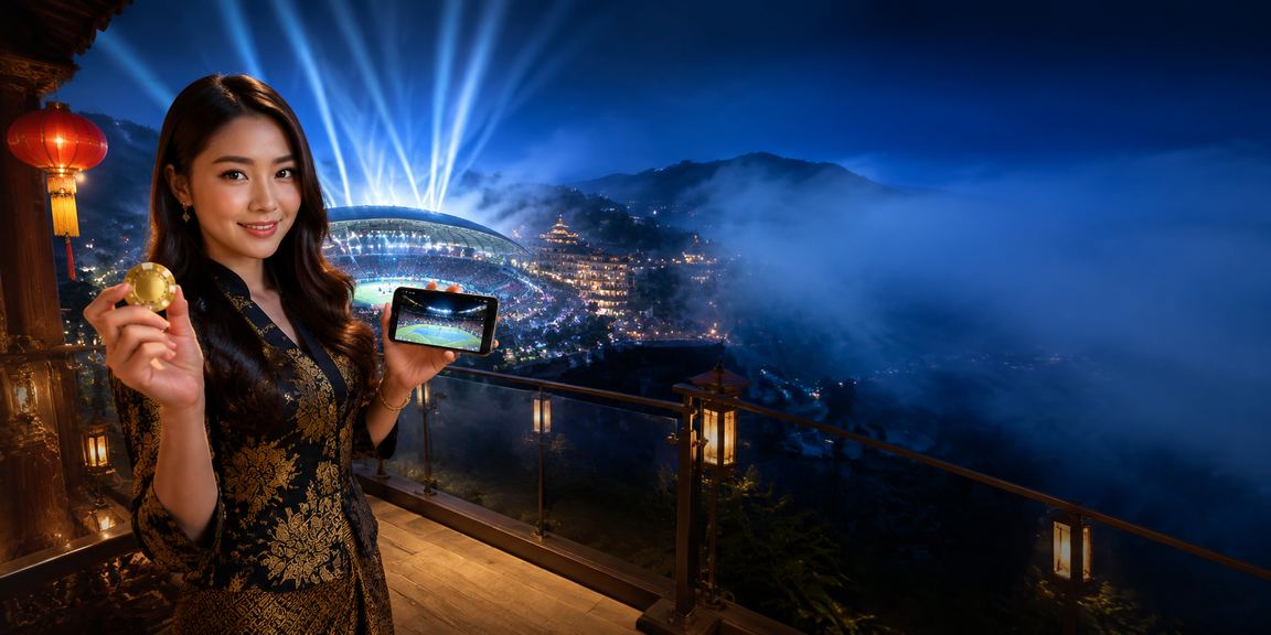 Pemain kasino mudah alih di Genting Highlands mengakses slot 2800 dari telefon