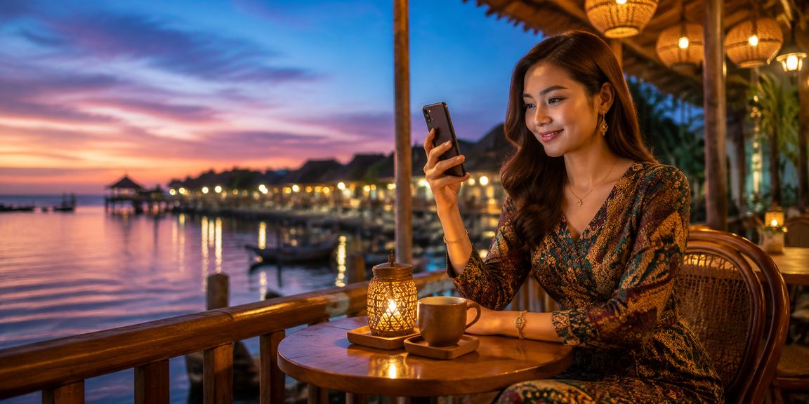 Pengguna Malaysia akses kasino 2800 di telefon dengan corak batik